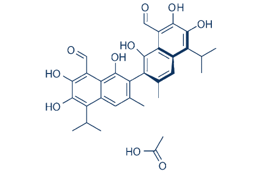 (R)- (-)-Gossypol (AT-101)acetic acid