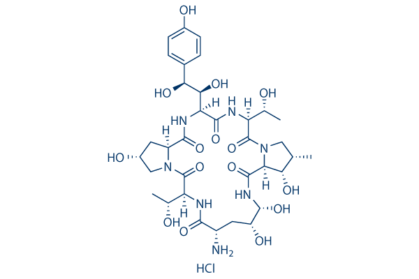 1-[ (4R,5R)-4,5-Dihydroxy-L-ornithine]echinocandin B hydrochloride (1:1)
